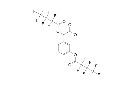 3-Hydroxymandelic acid, o,o'-di(heptafluorobutyryl) ether