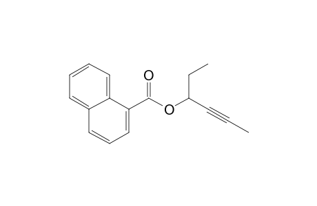 1-Naphthoic acid, hex-4-yn-3-yl ester