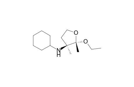 (2S,3S)-N-cyclohexyl-2-ethoxy-2,3-dimethyl-3-oxolanamine