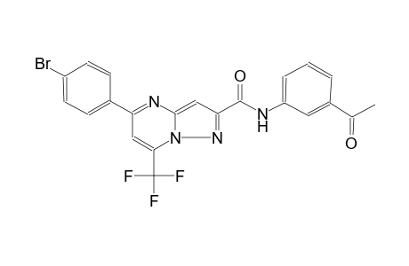 N-(3-acetylphenyl)-5-(4-bromophenyl)-7-(trifluoromethyl)pyrazolo[1,5-a]pyrimidine-2-carboxamide