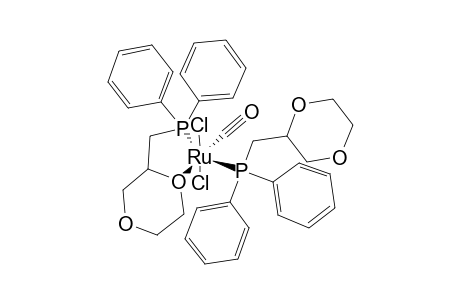 CARBONYL-TRANS-DICHLORO-TRANS-BIS-[(1,4-DIOXANYLMETHYL)-DIPHENYLPHOSPHANE-O,P]-RUTHENIUM-(2)