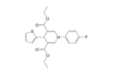 1-(4-fluorophenyl)-4-(2-thienyl)-4H-pyridine-3,5-dicarboxylic acid diethyl ester