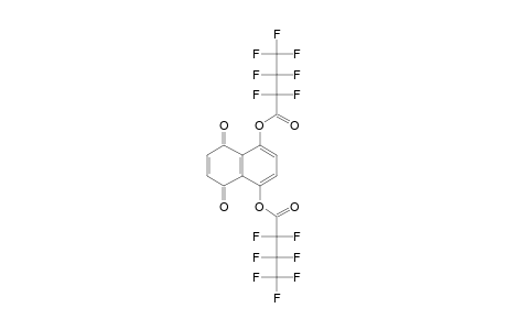 5,8-Dihydroxy-1,4-naphthoquinone, bis(heptafluorobutyrate)