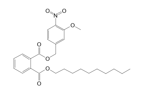 Phthalic acid, decyl 3-methoxy-4-nitrobenzyl ester