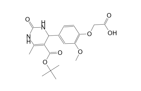 {4-[5-(tert-butoxycarbonyl)-6-methyl-2-oxo-1,2,3,4-tetrahydro-4-pyrimidinyl]-2-methoxyphenoxy}acetic acid