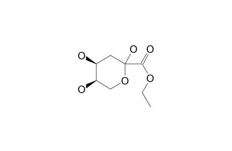 Ethyl 3-desoxy-L-threo-2-hexulosonate