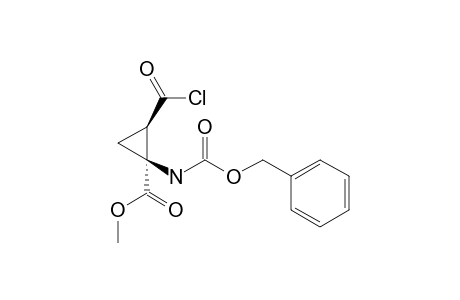 (1S,2R)-1-(benzyloxycarbonylamino)-2-chlorocarbonyl-cyclopropanecarboxylic acid methyl ester