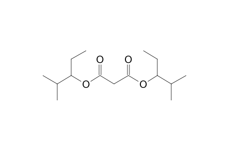 Malonic acid, di(2-methylpent-3-yl) ester