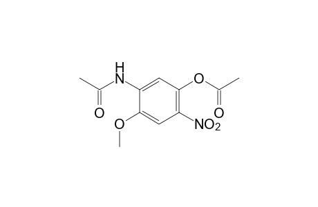 Acetic acid, ester with 5'-hydroxy-2'-methoxy-4'-nitroacetanilide