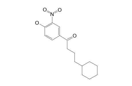 4-cyclohexyl-4'-hydroxy-3'-nitrobutyrophenone