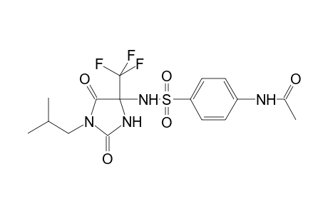 Acetamide, N-[4-[[[1-(2-methylpropyl)-2,5-dioxo-4-(trifluoromethyl)-4-imidazolidinyl]amino]sulfonyl]phenyl]-