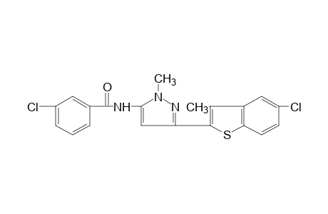 m-chloro-N-[3-(5-chloro-3-methylbenzo[b]thien-2-yl)-1-methylpyrazol-5-yl]benzamide