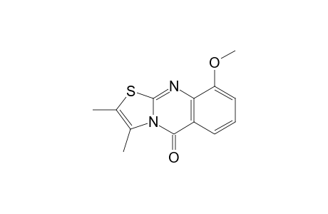 5H-Thiazolo[2,3-b]quinazolin-5-one, 9-methoxy-2,3-dimethyl-