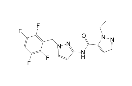 1-ethyl-N-[1-(2,3,5,6-tetrafluorobenzyl)-1H-pyrazol-3-yl]-1H-pyrazole-5-carboxamide