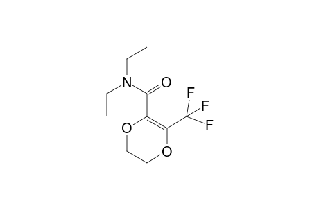 N,N-Diethyl-5,6-dihydro-3-trifluoromethyl-1,4-dioxin-3-carboxamide