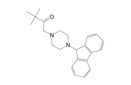 2-butanone, 1-[4-(9H-fluoren-9-yl)-1-piperazinyl]-3,3-dimethyl-
