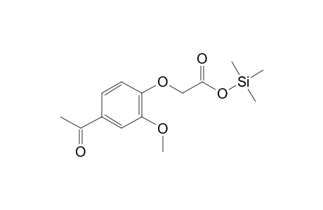 (4-Acetyl-2-methoxyphenoxy)acetic acid, trimethylsilyl ester