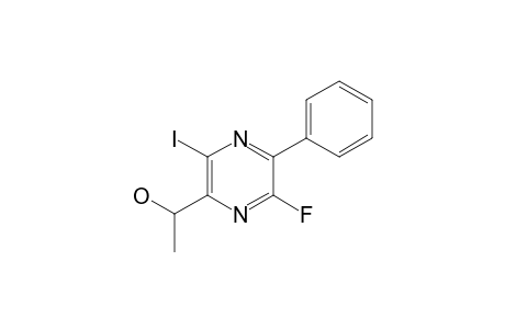 1-(6-fluoro-3-iodo-5-phenylpyrazin-2-yl)ethanol