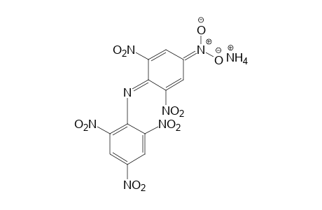 ammonium 2,4,6-trinitro-N-(2,4,6-trinitro-2,5-cyclohexadien-1-ylidene)aniline