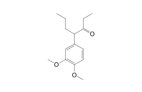 4-(3,4-dimethoxyphenyl)-3-heptanone