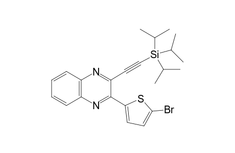 2-[3-(5-bromo-2-thienyl)quinoxalin-2-yl]ethynyl-triisopropyl-silane