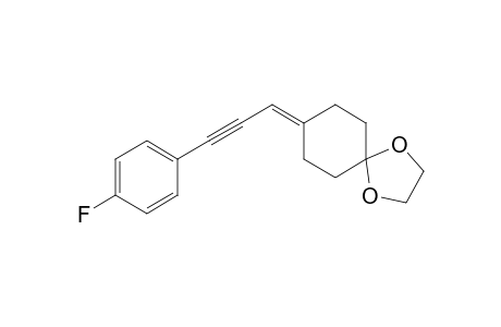 8-[3-(p-Fluorophenyl)prop-2-ynylidene]-1,4-dioxaspiro[4.5]decane