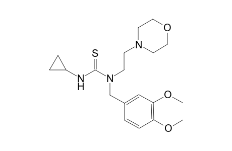 thiourea, N'-cyclopropyl-N-[(3,4-dimethoxyphenyl)methyl]-N-[2-(4-morpholinyl)ethyl]-