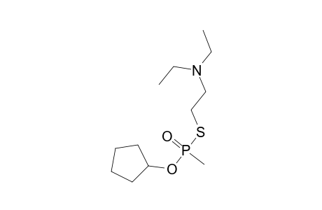 O-Cyclopentyl-S-(2-diethylaminoethyl)methylphosphonothiolate