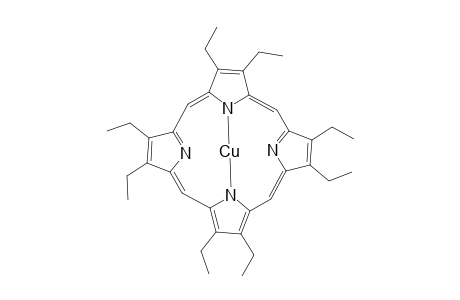 2,3,7,8,12,13,17,18-Octaethyl-21H,23H-porphine copper(II)