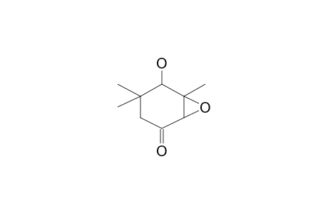 5-Hydroxy-4,4,6-trimethyl-7-oxabicyclo[4.1.0]heptan-2-one