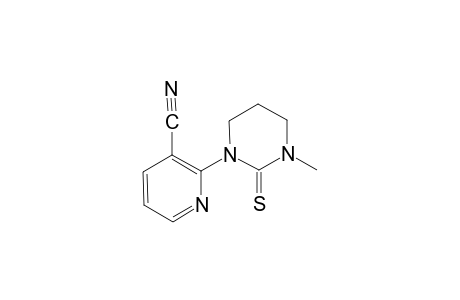 2-(hexahydro-3-methyl-2-thioxo-1-pyrimidinyl)nicotinonitrile