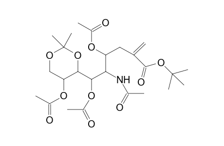 D-glycero-D-talo-Nononic acid, 5-(acetylamino)-2,3,5-trideoxy-2-methylene-7,9-O-(1-methylethylidene)-, 1,1-dimethylethyl ester, 4,6,8-triacetate