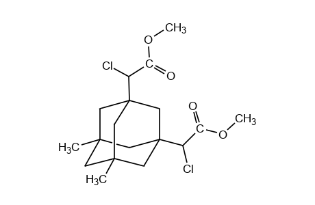 alpha,alpha'-dichloro-5,7-dimethyl-1,3-adamantanediacetic acid, dimethyl ester