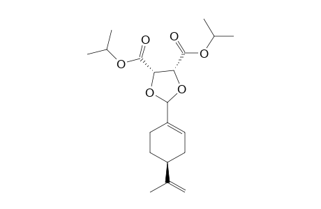 diisopropyl (4R,5S)-2-[(4S)-4-isopropenylcyclohexen-1-yl]-1,3-dioxolane-4,5-dicarboxylate