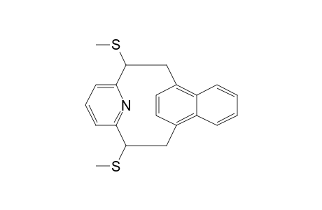 [2](1,4)Naphthaleno[2](2,6)pyridinophane, 1,12-bis(methylthio)-