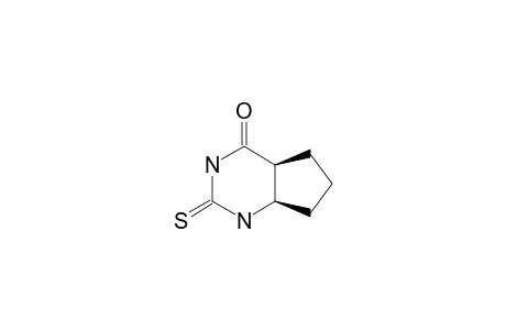 CIS-1,2,3,4A,5,6,7,7A-OCTAHYDRO-4-OXO-2-THIOOXOCYCLOPENTA-[D]-PYRIMIDINE