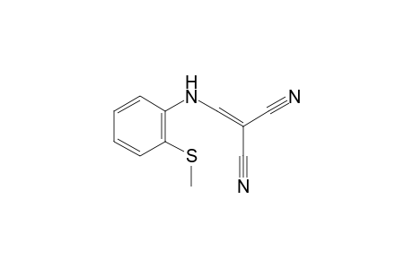 {[o-(methylthio)anilino]methylene}malononitrile