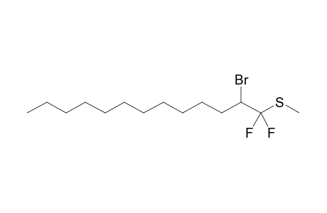 2-BROMO-1,1-DIFLUORO-1-METHYLTHIOTRIDECANE