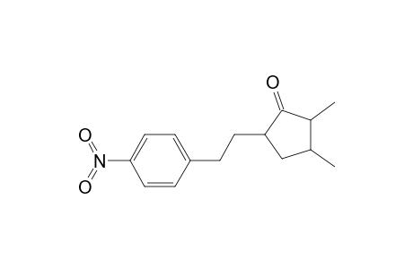 2,3-Dimethyl-5-[2-(4-nitrophenyl)ethyl]cyclopentanone