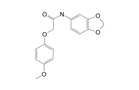 N-(1,3-Benzodioxol-5-yl)-2-(4-methoxyphenoxy)acetamide