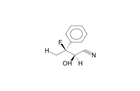 ERYTHRO-2-HYDROXY-3-PHENYL-3-FLUOROBUTANENITRILE