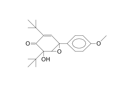 4-P-Anisyl-2,6-di-tert-butyl-4,5-epoxy-6-hydroxy-2-cyclohexenone