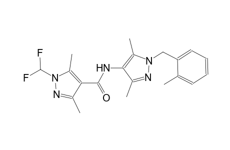 1-(difluoromethyl)-N-[3,5-dimethyl-1-(2-methylbenzyl)-1H-pyrazol-4-yl]-3,5-dimethyl-1H-pyrazole-4-carboxamide