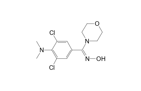 2,6-dichloro-4-[(Z)-(hydroxyimino)(4-morpholinyl)methyl]-N,N-dimethylaniline