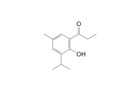 2'-hydroxy-3'-isopropyl-5'-methylpropiophenone