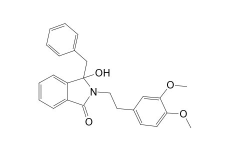 1H-isoindol-1-one, 2-[2-(3,4-dimethoxyphenyl)ethyl]-2,3-dihydro-3-hydroxy-3-(phenylmethyl)-