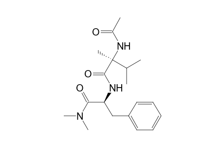 N(2)-[(S)-N(2)-Acetyl-2-methylvalyl]-L-phenylalanine-dimethylamide