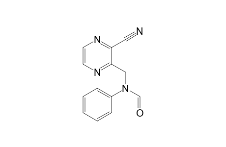 2-Cyano-3-(N-formyl-N-anilinomethyl)pyrazine