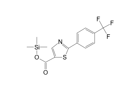 2-[4-(Trifluoromethyl)phenyl]-1,3-thiazole-5-carboxylic acid, tms