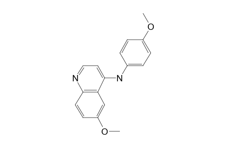 6-Methoxy-N-(4-methoxyphenyl)quinolin-4-amine